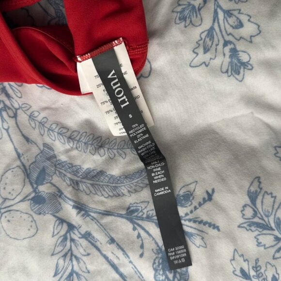 Vuori all the Feels Bliss Blend Set, Scarlet Red, Top Small, Leggings XS - Picture 3 of 4